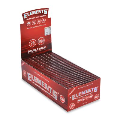 ELEMENTS® Κόκκινο - Μικρά Χαρτάκια Στριφτού Διπλό - Κουτί