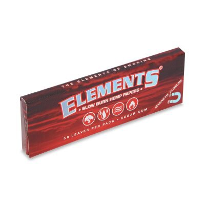 ELEMENTS® Red - Χαρτάκια Στριφτού 1¼ Με Μαγνητικό Κλείσιμο