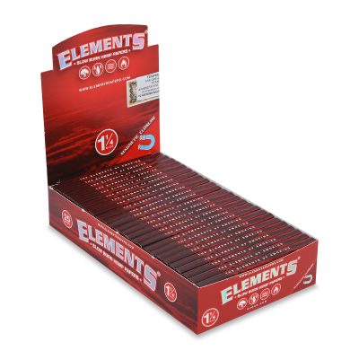 ELEMENTS® Red - Χαρτάκια Στριφτού 1¼ Με Μαγνητικό Κλείσιμο - Κουτί