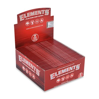 ELEMENTS® Red - Χαρτάκια Στριφτού KingSize Slim Μεγάλα - Κουτί