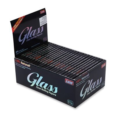 GLASS CLEAR Χαρτάκια Στριφτού Διάφανα 1¼- Κουτί