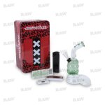 Amsterdam Γυάλινο Bong Σετ Δώρου 12cm