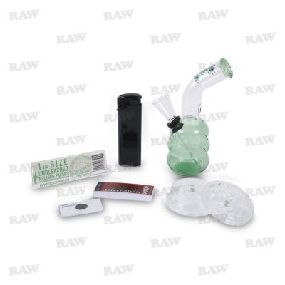 Amsterdam Γυάλινο Bong Σετ Δώρου 12cm