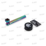 Champ High Rainbow Σετ Γυάλινη Πίπα και Grinder