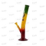 RASTA HANGOVER GLASS BONG-H:33cm-40mm