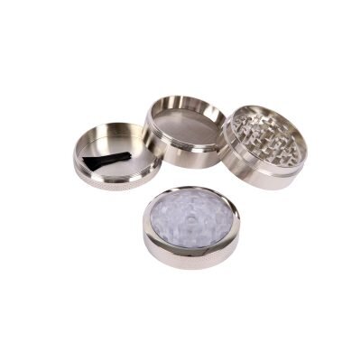Clear Top Grinder Τρίφτης Καπνού 4μέρη