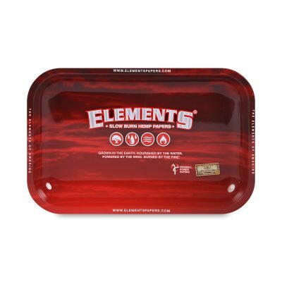 ELEMENTS® Μεταλλικός Κόκκινος Δίσκος Στριψίματος – Small