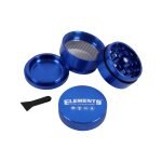 ELEMENTS® Μπλε Grinder Αλουμινίου 4μέρη Small -1