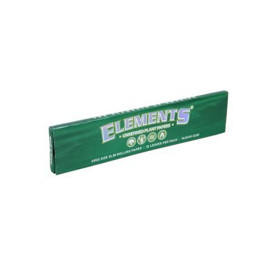 ELEMENTS® Πράσινο - Μεγάλα Χαρτάκια Στριφτού KingSize Slim