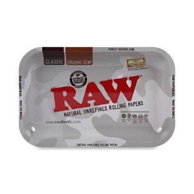RAW® Metal Rolling Tray Arctic Camouflage – Μεταλλικός Δίσκος Στριψίματος Small