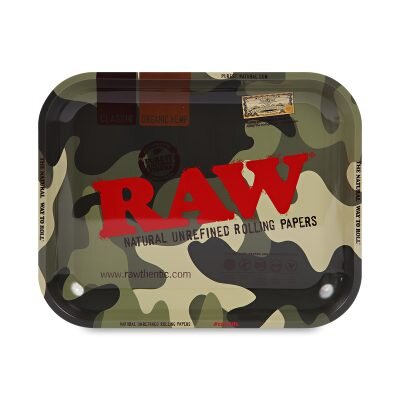 RAW® Metal Rolling Tray Camouflage – Μεταλλικός Δίσκος Στριψίματος Medium