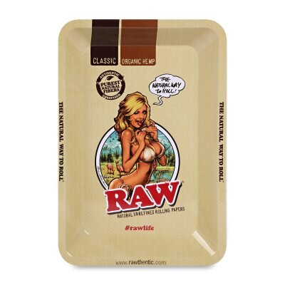 RAW® Metal Rolling Tray Girl - Μεταλλικός Δίσκος Στριψίματος Mini