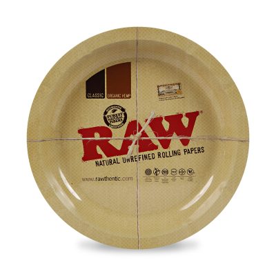 RAW® Round Rolling Tray – Στρογγυλός Μεταλλικός Δίσκος Στριψίματος