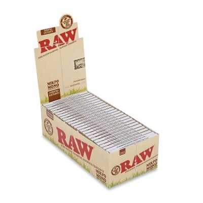 RAW® Αυθεντικά Αλεύκαντο – Χαρτάκια Στριφτού Μικρό Μονό - Κουτί