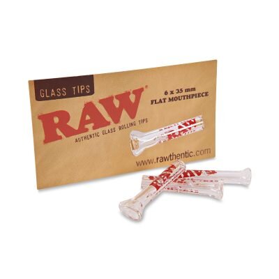 RAW® Γυάλινη Τζιβάνα με Φλατ Στόμιο