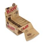 RAW® Κλασικό Artesano – Χαρτάκια Στριφτού Μεγάλα KingSize Με Τζιβάνες & Δισκάκι - Κουτί