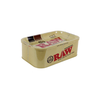 RAW® Munchies Box – Μεταλλικό Κουτί Αποθήκευσης με Δίσκο Στριψίματος