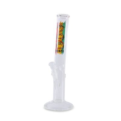 Γυάλινο Ice Bong Rasta Smiley 40cm