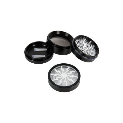 Amsterdam Lightning Window Grinder Τρίφτης Καπνού 4μέρη