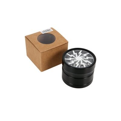 Amsterdam Lightning Window Grinder Τρίφτης Καπνού 4μέρη
