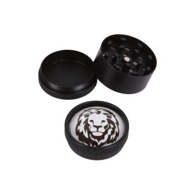 Champ High Lion Mini Grinder Τρίφτης Καπνού Αλουμινίου 3μέρη-1