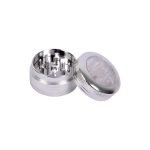 Clear Top Grinder Τρίφτης Καπνού Αλουμινίου Με Διάφανο Καπάκι 2μέρη-1