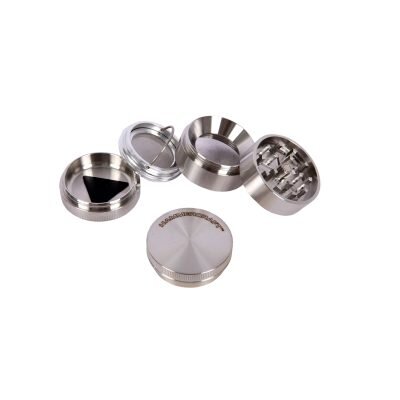 Hammercraft Grinder Τρίφτης Καπνού από Ανοξείδωτο Ατσάλι 4 μέρη Small-1