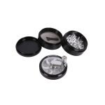 Hammercraft Winding Μαύρος Μύλος Grinder Τρίφτης Καπνού Αλουμινίου 4μέρη - Image 2