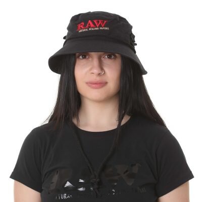 RAW® Καπέλο Bucket Μαύρο Smokermans-1