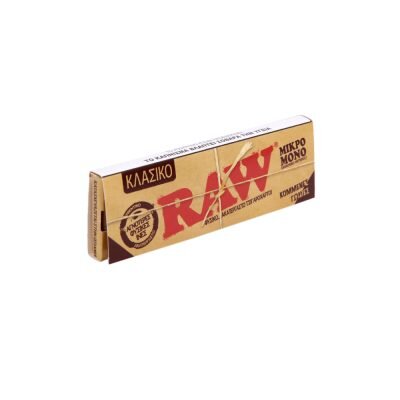 RAW® Κλασικό – Χαρτάκια Στριφτού Μικρό Μονό Με Κομμένες Γωνίες
