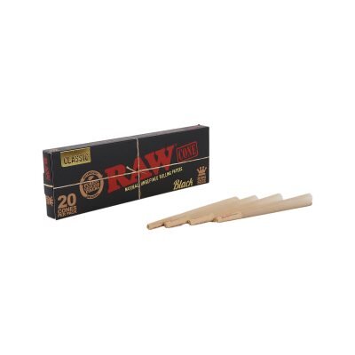 RAW® Μαύρος Κλασικός Μεγάλο KingSize – 20 τεμάχια