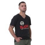 Rolling Papers Κοντομάνικο T-Shirt Μαύρο RAW Edition