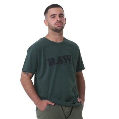 Rolling Papers Κοντομάνικο T-Shirt Πράσινο RAW Edition