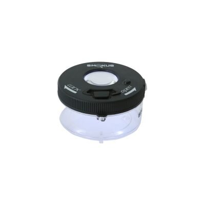 Smokus Focus Βάζο Με Led & Μεγεθυντικό Φακό Jetpack Black -1