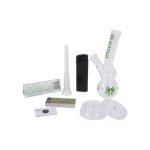 Γυάλινο Bong Σετ Δώρου Amsterdam Greenline 14cm-1