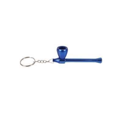 Μεταλλική Πίπα Hemp Μπρελόκ Blue
