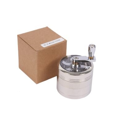 Μεταλλικός Μύλος Grinder Τρίφτης Καπνού 4μέρη3
