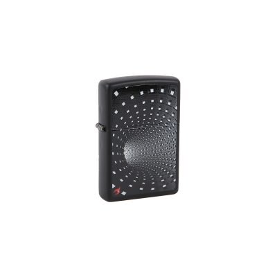 Zippo® Αναπτήρας Μαύρος Black Hole