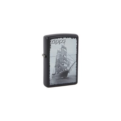 Zippo® Αναπτήρας Μαύρος Ship On The Sea