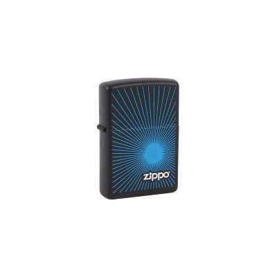 Zippo® Αναπτήρας Μαύρος Stardust Blue