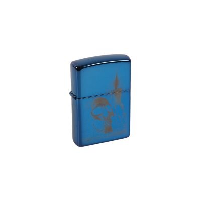 Zippo® Αναπτήρας Μπλε Skull Design