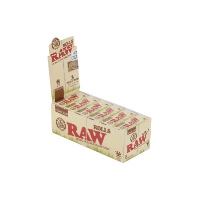 RAW® Αυθεντικά Αλεύκαντο Ρολό Στριφτού Μεγάλο KingSize – 3 Μέτρων - Κουτί