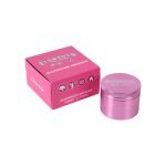 ELEMENTS® Ροζ Grinder Τρίφτης Καπνού Αλουμινίου 4μέρη Large - Κουτί