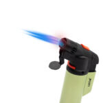LEON® Αναπτήρας Φλόγιστρο Δίφλογο – Double Torch Metallic