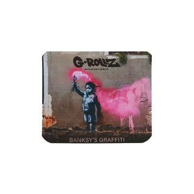 G-Rollz Banksy’s Graffiti ‘Torchboy’ 70x60mm Smell Proof Bags