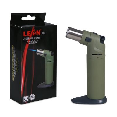 LEON® Pro Heavy Duty Torch – Αντιανεμικός Αναπτήρας Φλόγιστρο Χακί