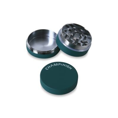 Champ High Rubber Grinder Τρίφτης Καπνού 3μέρη 40mm- Πράσινο