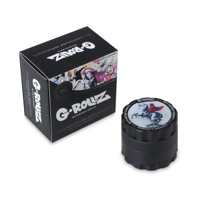G-Rollz Banksy Graffiti Blind Bonapart Grinder Τρίφτης Καπνού 4μέρη 43mm-1