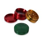 Hammercraft x RAW® Rasta Grinder Τρίφτης Καπνού Αλουμινίου 4μέρη Large-1