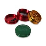 Hammercraft x RAW® Rasta Grinder Τρίφτης Καπνού Αλουμινίου 4μέρη Medium -1